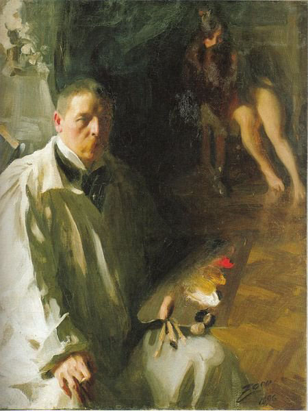 Self Portrait with Model 